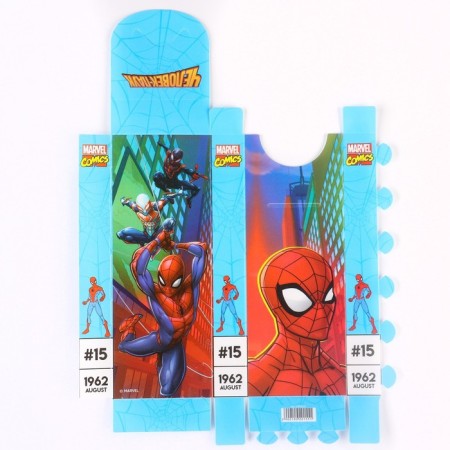 Penal-football Plastic, 75x195x25 mm, prefabricated, spider-man-6