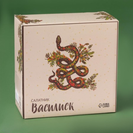 Saladnik New Year's share "Vasilisk", 14 × 14 × 6.8 cm-4