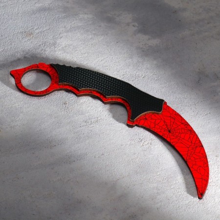 Souvenir weapons made of wood "Kerambit, web"