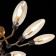 Ceiling Ceiling ST LUCE. SL1174.302.08. Desima. 8x5 watts, G9, 4000k, 92x92x17 cm, brass color