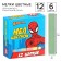 Set of school shallows, 12 pieces, spider-person