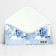 Money envelope "Happy Wedding", Hydrangea, 16.5 x 8 cm