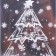 New Year. Box gift New Year's folding PVC "Christmas tree in the forest" 12 x 7 x 7 cm.