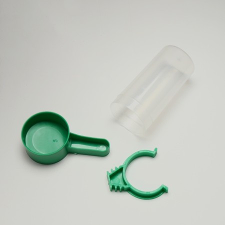Drinker/bird feeder 3 x 9 cm, 60 ml, green-2