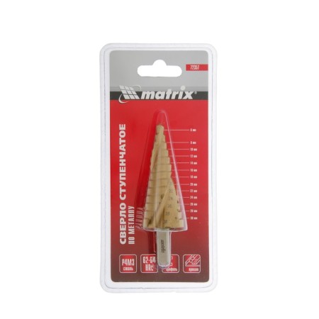 Matrix drill, stepped, 6-30 mm, HSS, 6-grade shank-2