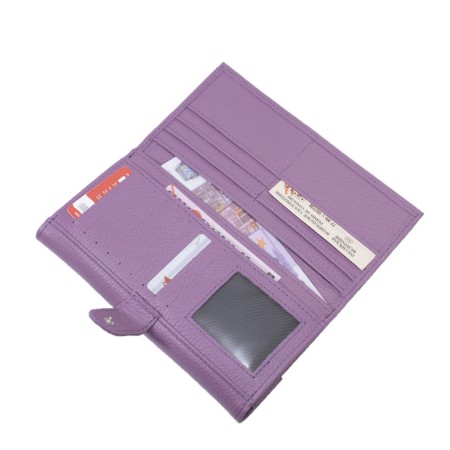 Women's wallet, button, n/k, Lilac Flother pr954-119-2