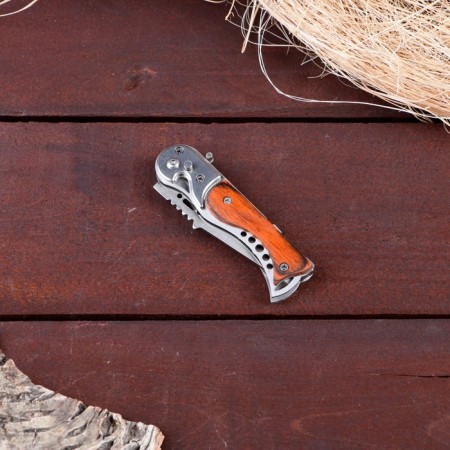 Folding “Peskar” knife 16.4cm, 72mm/1.5mm blade, with a flashlight-2