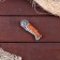 Folding “Peskar” knife 16.4cm, 72mm/1.5mm blade, with a flashlight