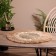 Wicker rug round 40 cm