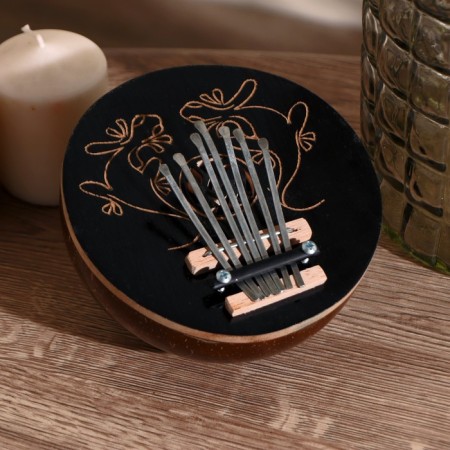 Musical instrument "Kalim's pattern" Round 7x14x14 cm-1