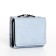 Women's wallet on the button, blue color