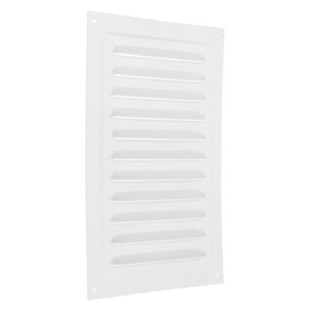 Ventilation grate Zein luxury RM1724, 170 x 240 mm, with a grid, metal, white-4