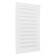 Ventilation grate Zein luxury RM1724, 170 x 240 mm, with a grid, metal, white