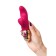 Vibrator Mystim Hop Hop Bob, 16.5 cm, silicone, burgundy color