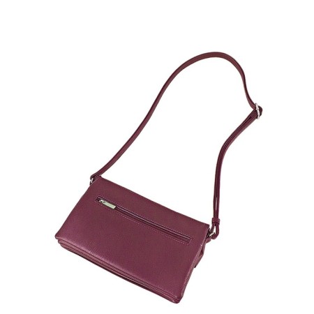 B2721 Bag Cross-Bodi, lightning department, burgundy color 17x26x6cm-1