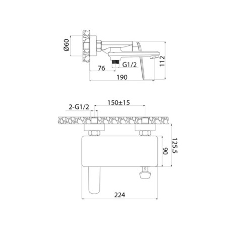 IDDIS DASSH DASSB00i02WA bath mixer, one -sear-8