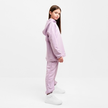 Kids (hoodies, trousers) minku lavender color, height 152 cm-1
