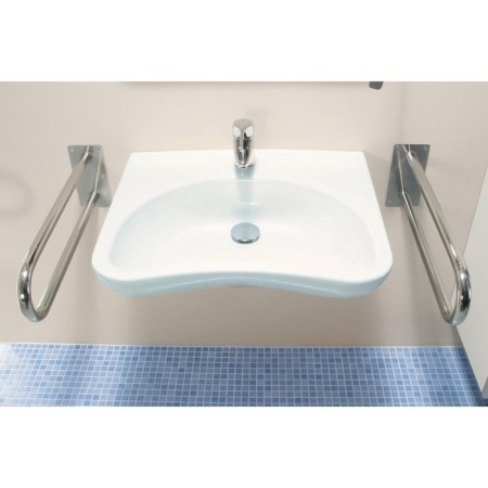 Sink Hospital Jika Mio, 64 x 55 cm, white color