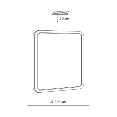 Seva LED 30W 4000K 350x350 IP43-5