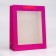 Package Hologography with a window, "Pink", M 32 × 25.5 × 11 cm set 1 pc.