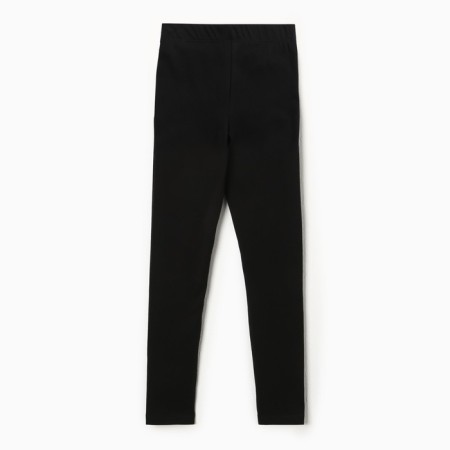 Leggings for girls, black color, height 128 cm-6