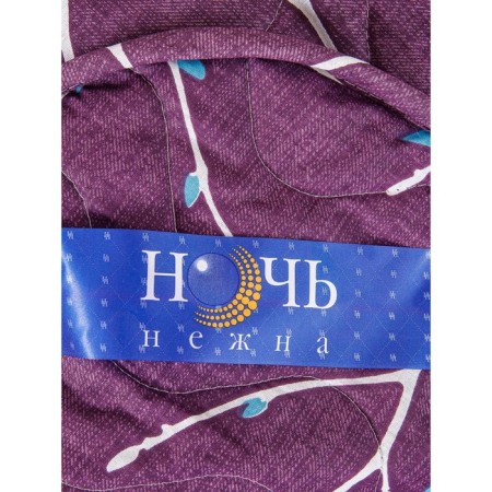 Verba bedspread, size 180x215 cm, lilac color-2