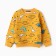 A set for a boy (sweatshirt, trousers), mustard color, height 104 cm