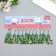 PVC keychain "Dragon with garland" soft 6x3.5 cm