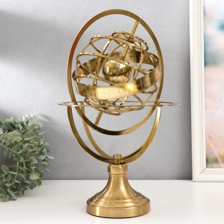 Souvenir Metal "Earth Orbit" gold 25x25x38 cm-1