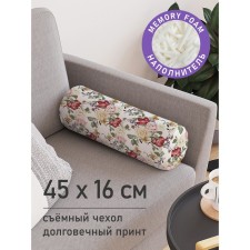 Pillow Roller “Weavers of Vesti Rose, Decorative, size 16x45 cm