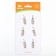 Address - capsule for a note, relief, 0.8 x 2.1 cm