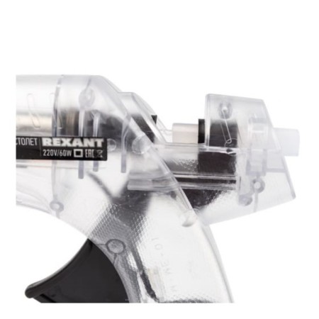 Pistol of adhesive Rexant, 60 W, Ø11 mm, transparent case-3