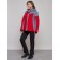 Ski jacket female winter, size 56, red color