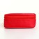 Cosmetic bag with lightning, red color