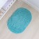 Bath and toilet rug “fluffy”, 40 × 60 cm, blue color