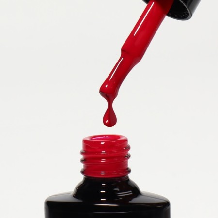 Nail polish gel, set 3 pcs, 10 ml, red, black, white-4