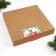 Ceramic plate "New Year's fairy tale" red, 22.5 cm, white color