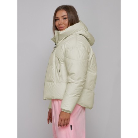 Winter jacket, size 44, beige color-3