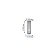 Wall lamp Groove 120 mm, 95 mm, LED 4.8W