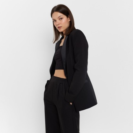 Women's jacket Minaku: Classic Black Color, Rr. 46-8
