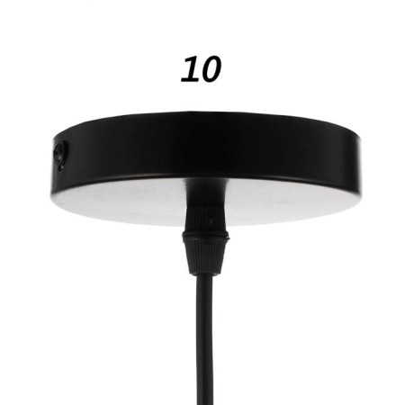 Bayerlux lamp "Rarity" 1x60W E27 black 31x31x26 cm-3