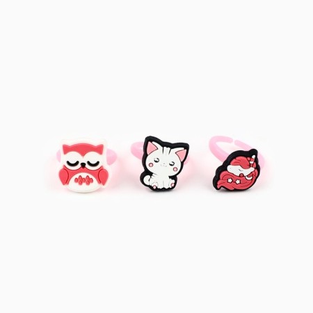 Children's rings, 3 pcs., Mix-7