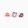 Children's rings, 3 pcs., Mix