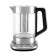 Electric kettle KitFort KT-622, glass, 1.7 l, 2200 watts, adjustment t °, silver