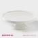 Top for cakes and desserts Porcelain shares "Gloria", D = 21.5 cm, white color