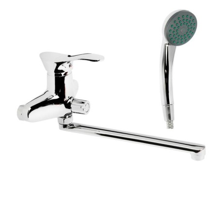 Accoona A87105 bath mixer, single -leaf, pour 300 mm, silumin, chrome
