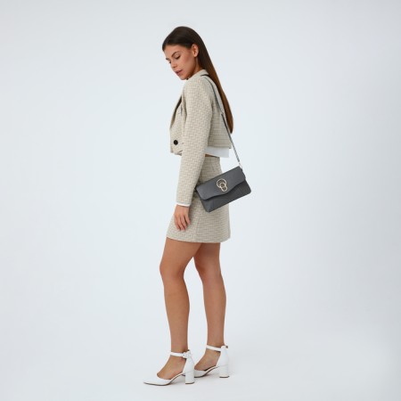 Magnet bag bag, long belt, gray color-8