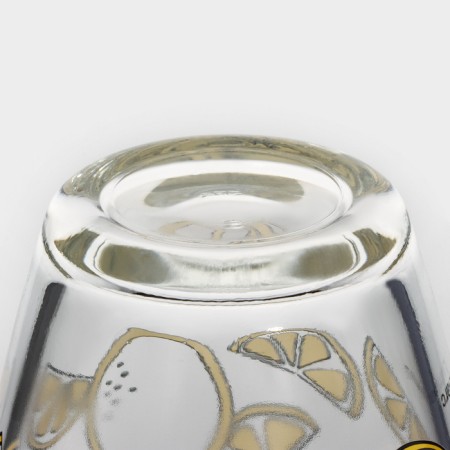 Low glass glass "Juicy fruit", 250 ml, mix-3