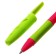 Ballpoint handle Berlingo "Tribase Grip Fuze", 0.7 mm, flu, blue, mix