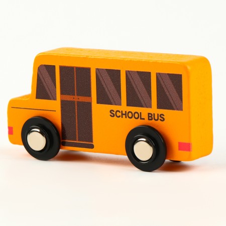 Children's "School bus" is compatible with a set of railway "Transport" 9 × 3 × 4.5 cm-2